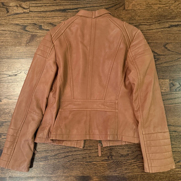 Stunning 100% leather Michael Kors leather jacket - Picture 8 of 11
